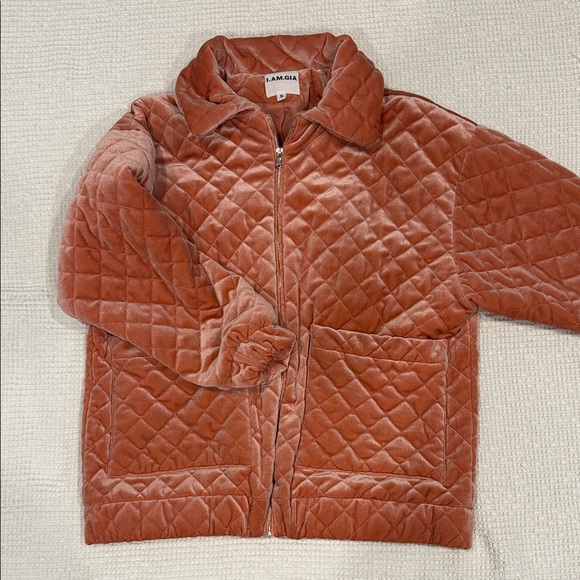 I.AM.GIA Quilted Velvet Jacket - Picture 1 of 5
